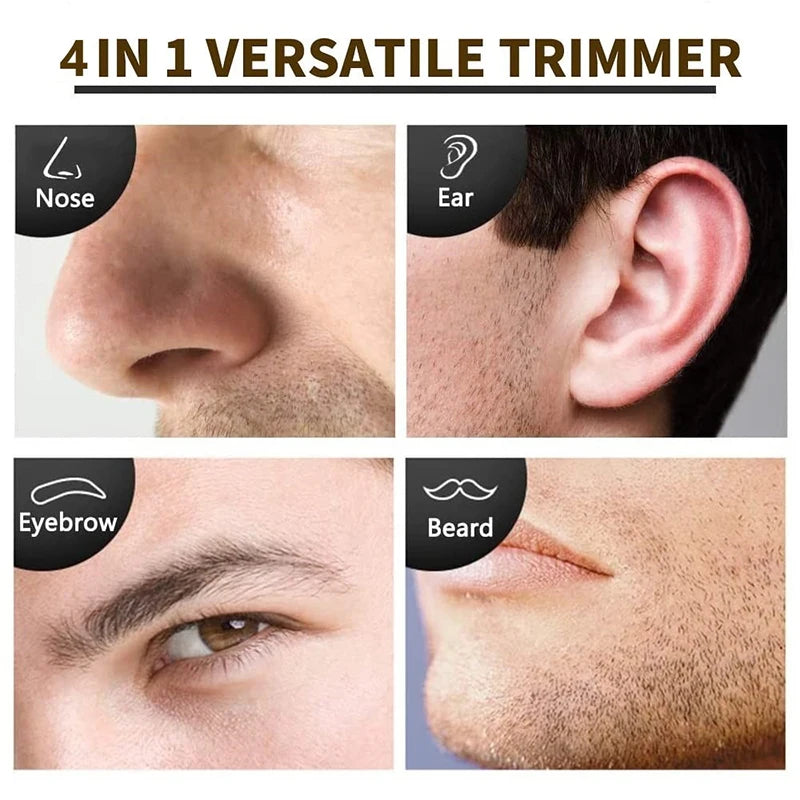 4in1 Rechargeable Nose Trimmer Beard Trimmer for Men