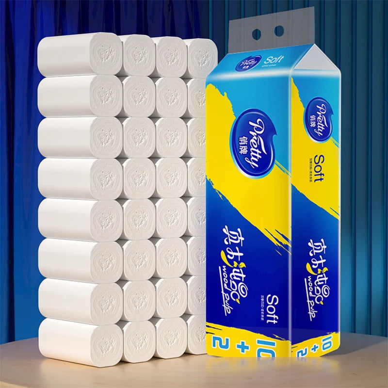 12 Rolls of Full Box of Roll Paper