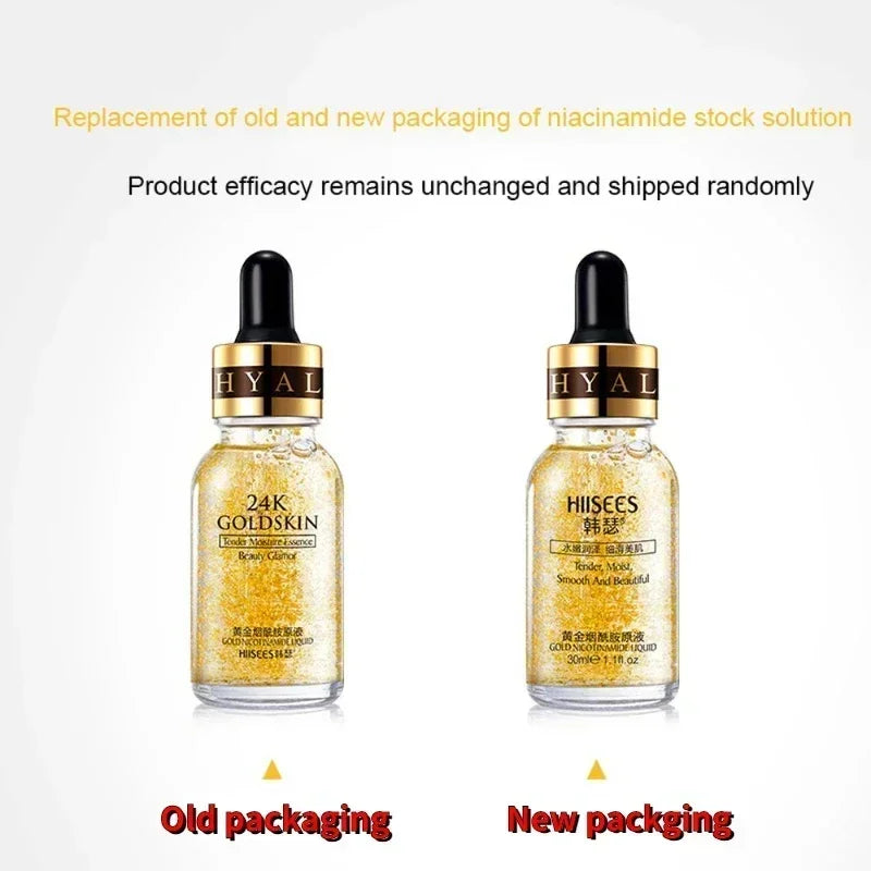 24K Gold Face Serum Hyaluronic Acid Repair Face